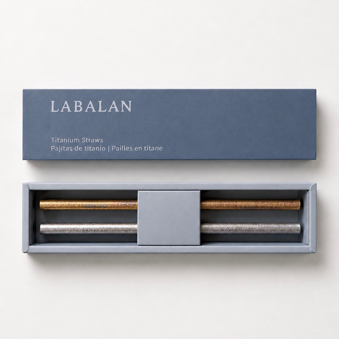 Titanium Straw Set - Straight
