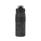 LABALAN Titanium Sport Water Bottle in Black on white background