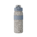 LABALAN Titanium Sport Water Bottle in Silver on white background